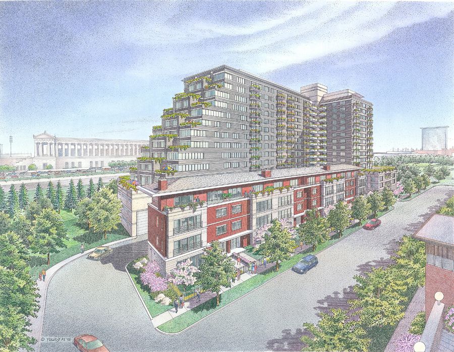 Midrise Condos and Townhomes, South Loop, Chicago - Senior Associate / Designer DeStefano + Partners