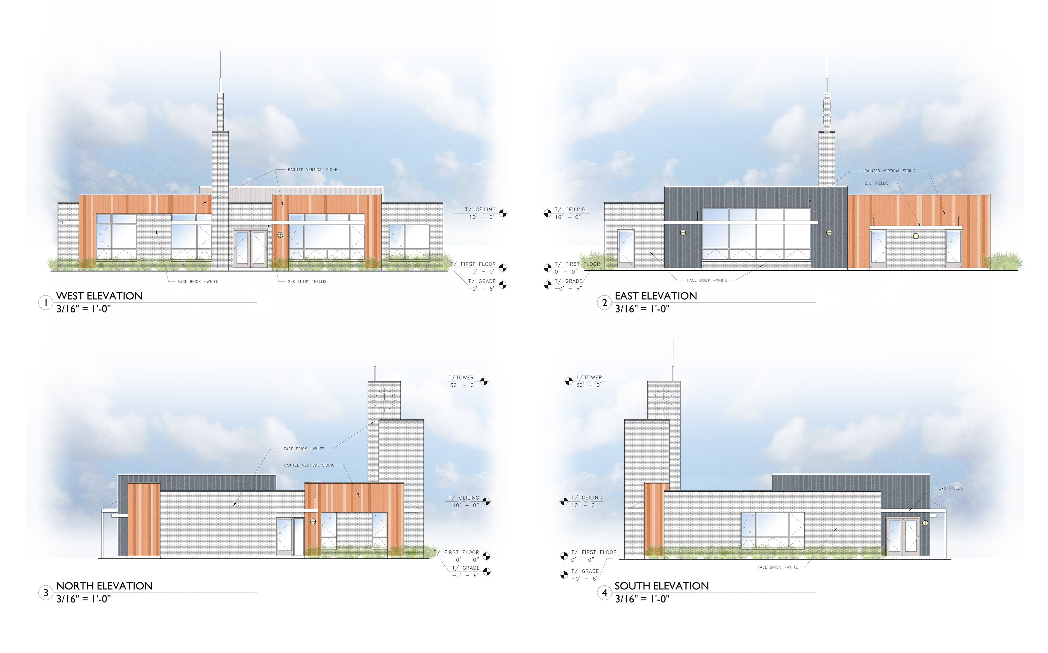 Clubhouse Elevations