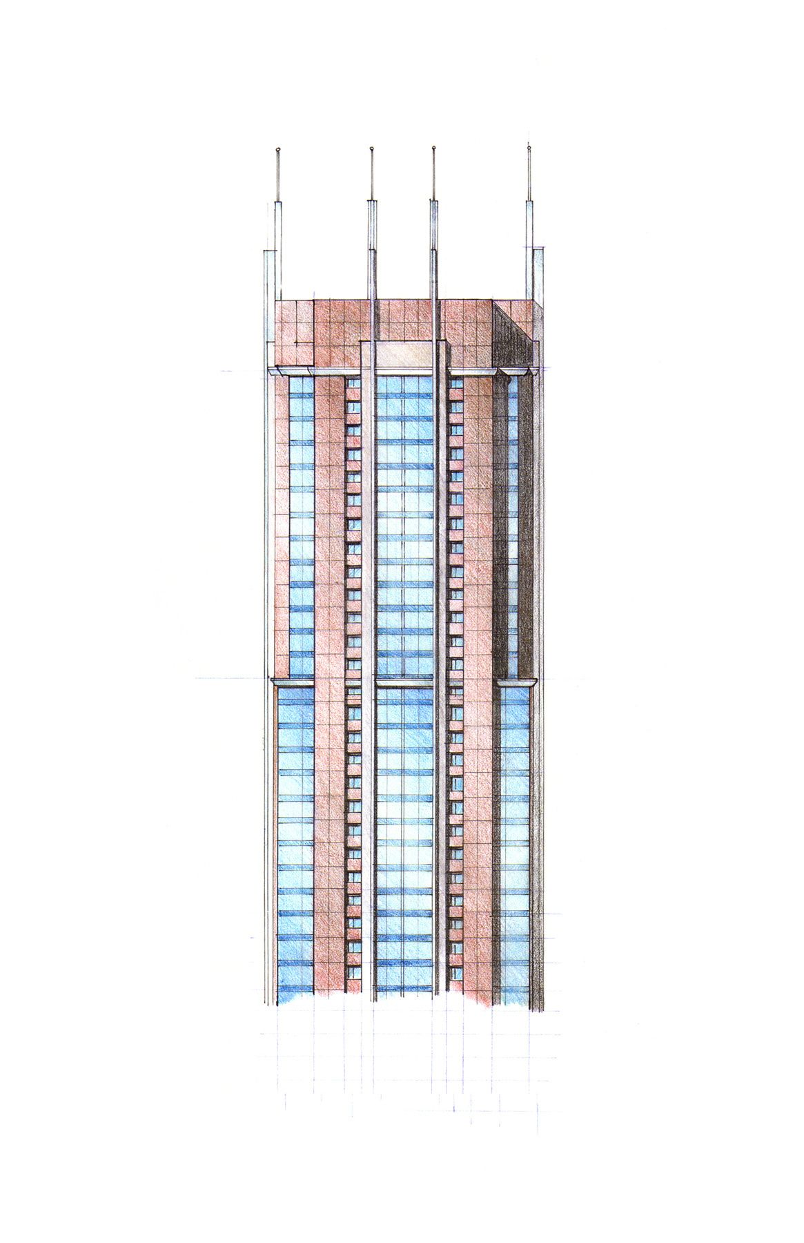 Rendering by Drew Rivereast Chicago - Senior Designer DeStefano + Partners