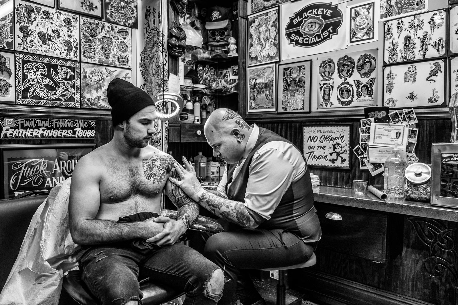 Joey Featherfingers Tattoo Artist St.Louis,MO