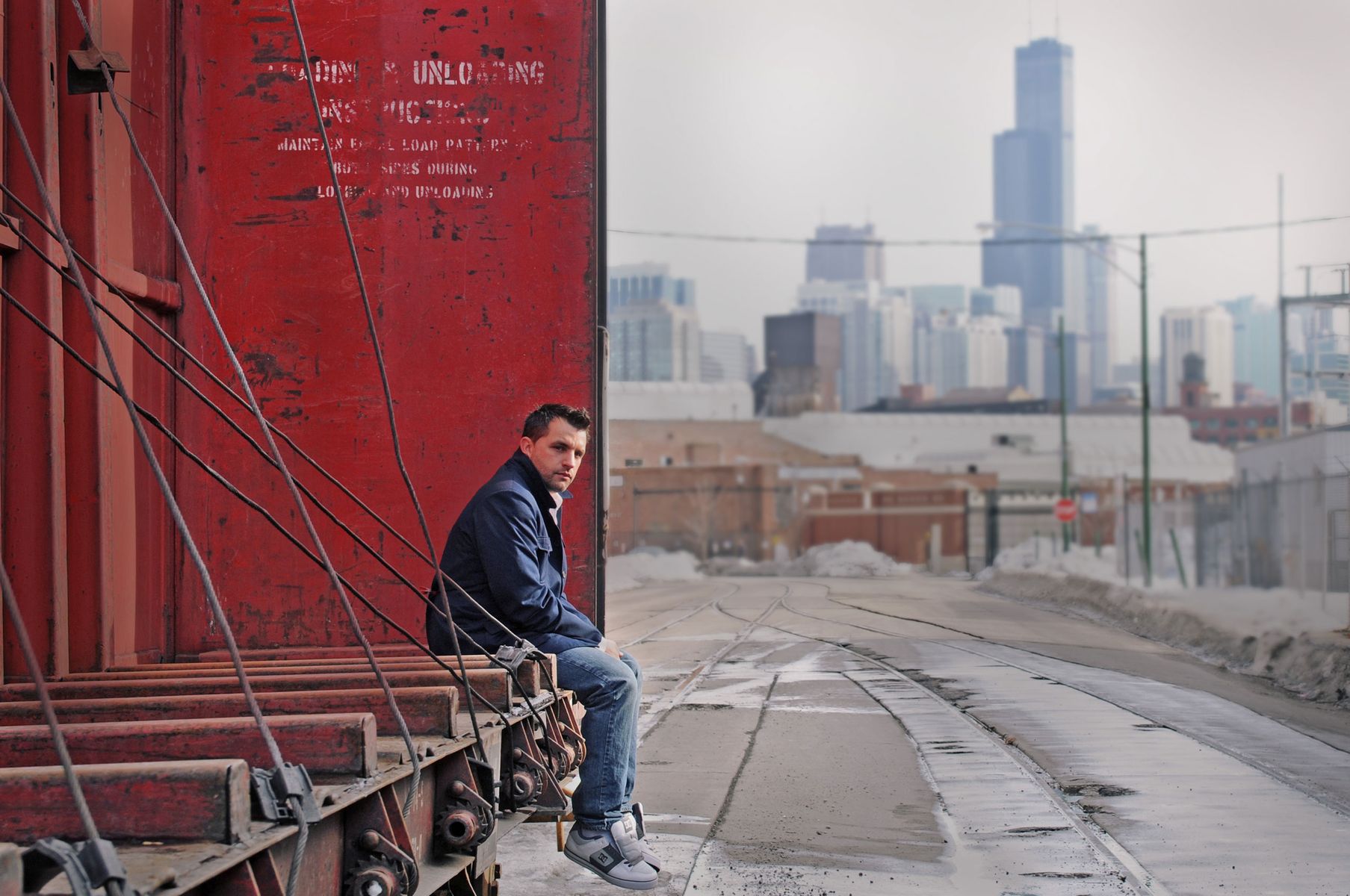 Album cover photo, Chicago musician Mic One