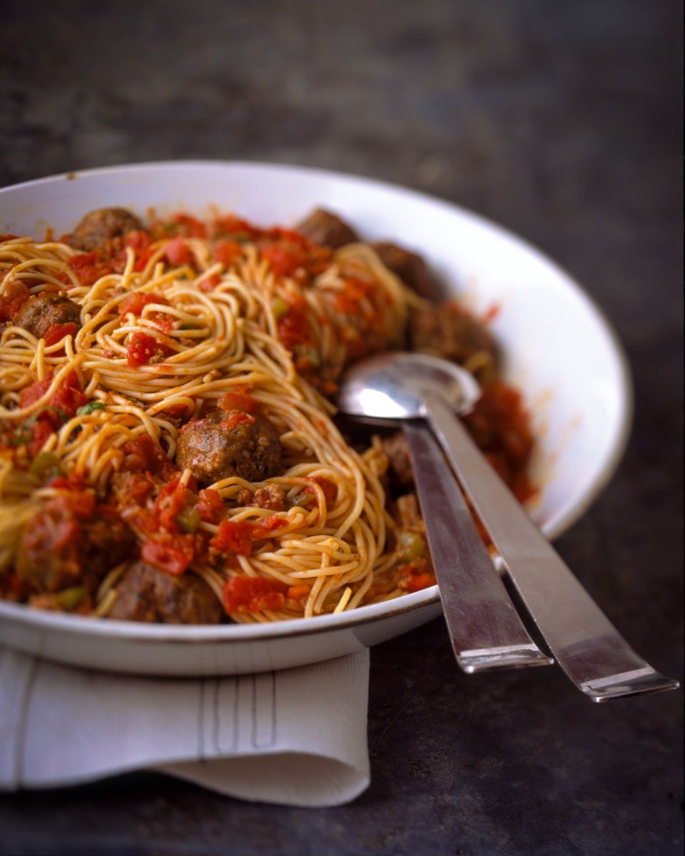 Spagetti & meatballs for G.Garvin Food Network www.rkjacobs.comtop new york seattle food photographer  Robert Jacobs Photography ©2013