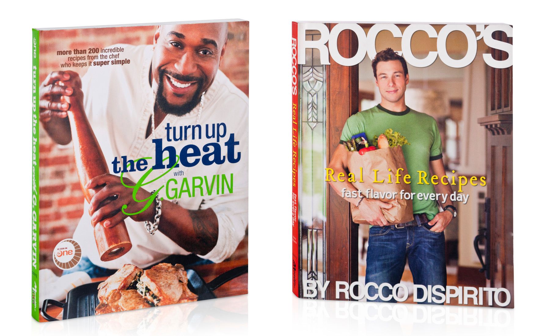 G.Garvin, Turn up the Heat, Rocco's Real Life Recipes, cookbooks, r G.Garvin, Turn up the Heat, Rocco's Real Life Recipes, cookbooks, r