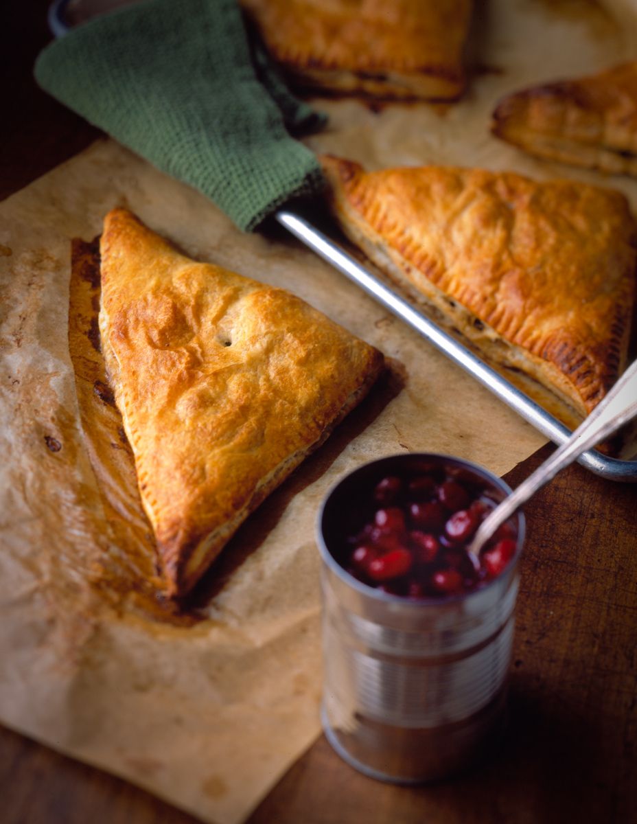 Turkey turnovers with canned whole cranberry sauce www.rkjacobs.comtop food photographer New York Seattle Portland Robert Jacobs photography ©2013