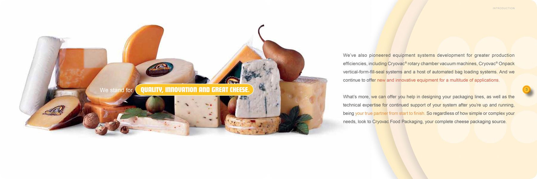 Cheese Brochure, collateral, printing, media display, cryovac packaging Cheese Brochure, collateral, printing, media display, cryovac packaging