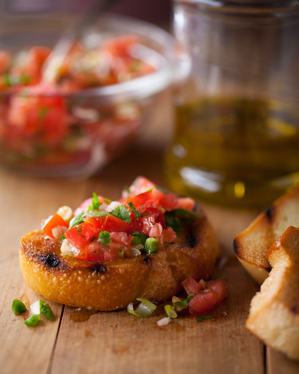 bruschetta on table with wine olive oil Mark Bittman New York Times  www.rkjacobs.comtop food photographer New York Seattle Portland Robert Jacobs photography ©2013