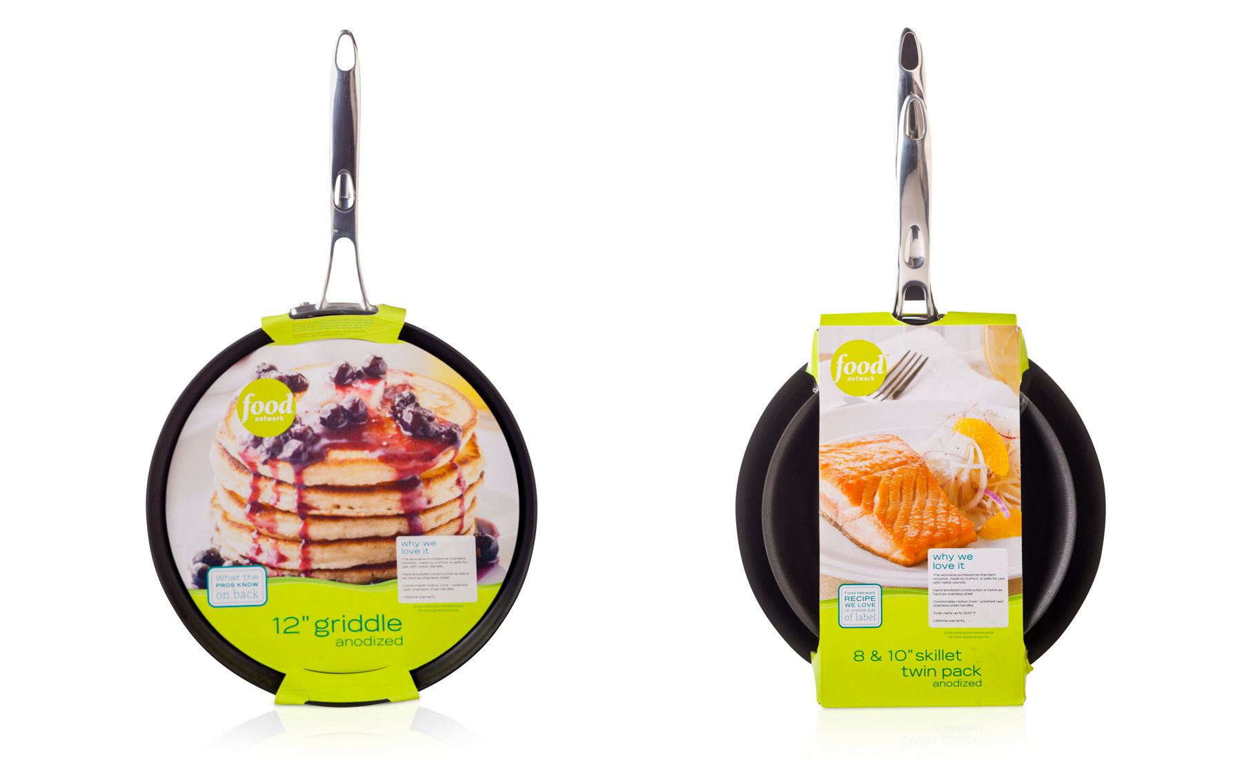 Pancakes, blueberries, salmon, frypan, pan, kohl's, black  non-stick, food, network, Pancakes, blueberries, salmon, frypan, pan, kohl's, black  non-stick, food, network,