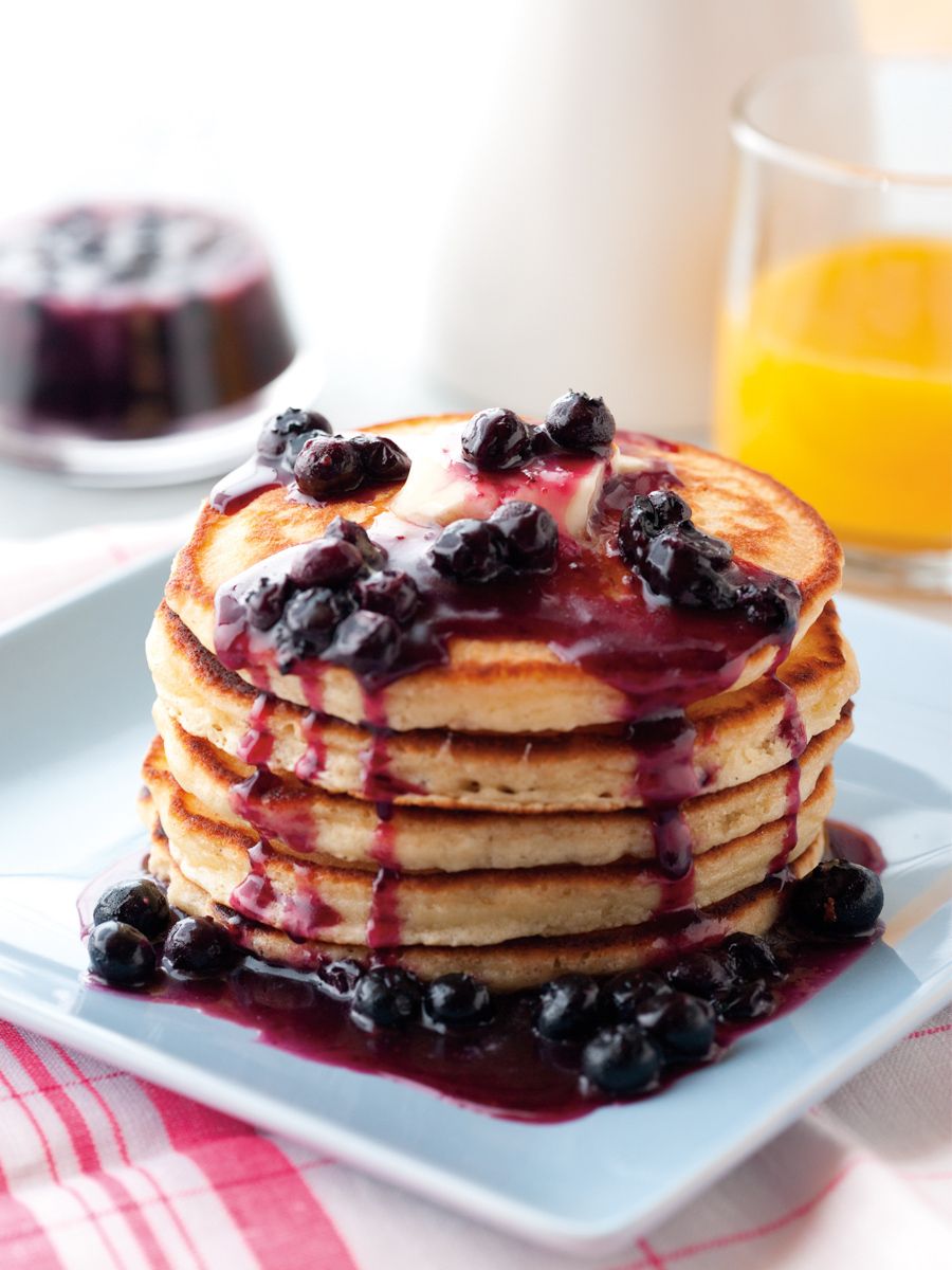 Pancackes with fresh blueberries in sauce, with glass of orange juice, Food Network  Kohls Branded Kitcheware Packagingwww.rkjacobs.comwww.rkjacobs.comTop Food Photographer New York Seattle PortlandRobert Jacobs Photography ©2013 Pancackes with fresh blueberries in sauce, with glass of orange juice, Food Network  Kohls Branded Kitcheware Packagingwww.rkjacobs.comTop Food Photographer New York Seattle PortlandRobert Jacobs Photography ©2013