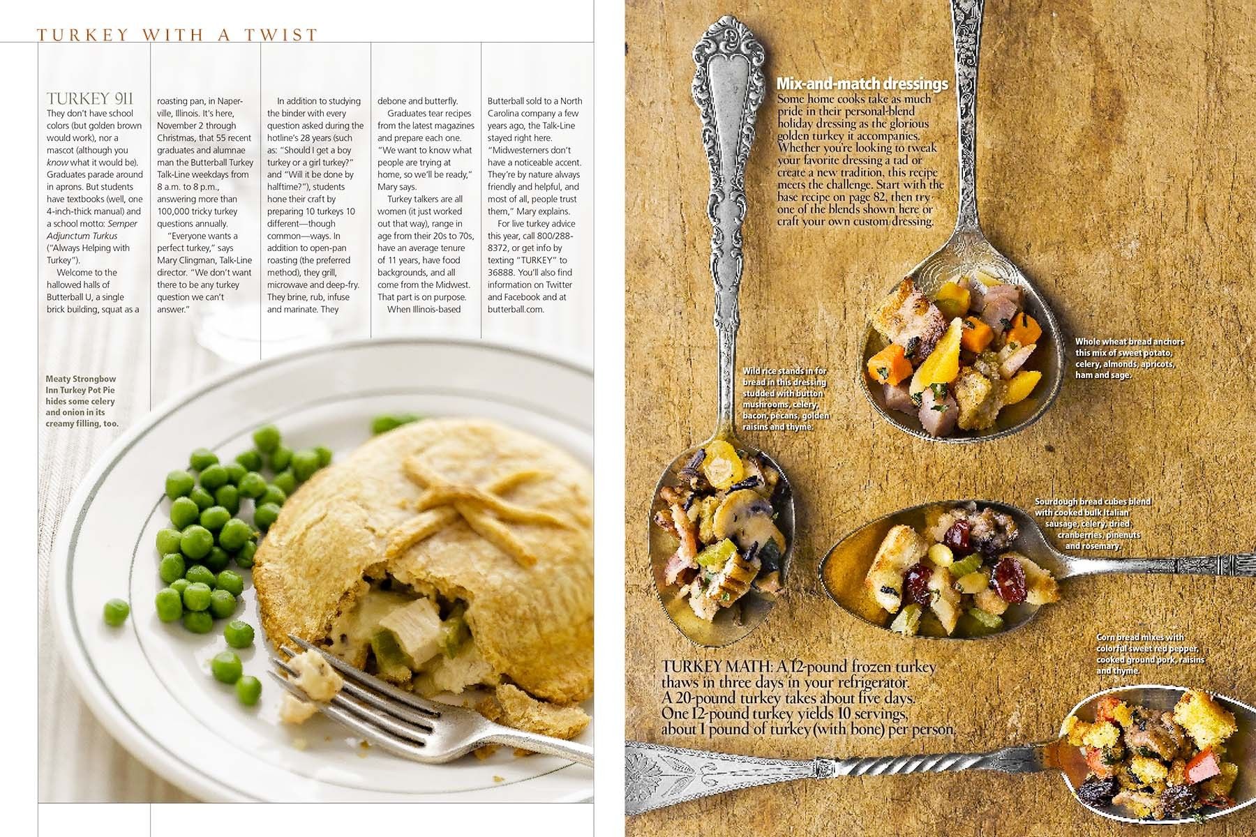 Turkey pot pie with peas & 4 spoons with 4 kinds of stuffing on rustic wood background for Midwest Living Magazinewww.rkjacobs.comTop Food Photographer New York Seattle PortlandRobert Jacobs Photography ©2013 Turkey pot pie with peas & 4 spoons with 4 kinds of stuffing on rustic wood background for Midwest Living Magazinewww.rkjacobs.comTop Food Photographer New York Seattle PortlandRobert Jacobs Photography ©2013