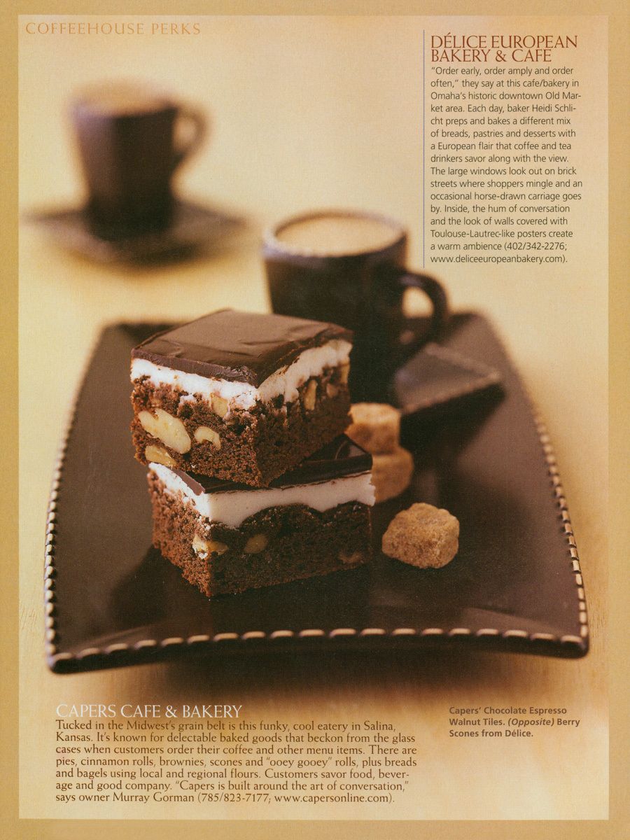 Dream brownies with nuts  & coffee for coffee story for Midwest Living Magazine www.rkjacobs.comTop Food Photographer New York Seattle PortlandRobert Jacobs Photography ©2013 Dream brownies with nuts  & coffee for coffee story for Midwest Living Magazine www.rkjacobs.comTop Food Photographer New York Seattle PortlandRobert Jacobs Photography ©2013