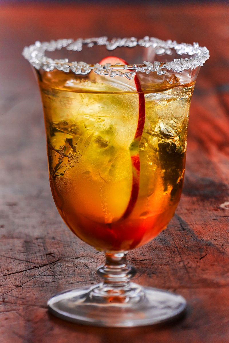 Iced, apple, drink, in glass, with, sugar, apple, slice, ice, rkjacobs.com, red, high key Iced, apple, drink, in glass, with, sugar, apple, slice, ice, rkjacobs.com, red, high key