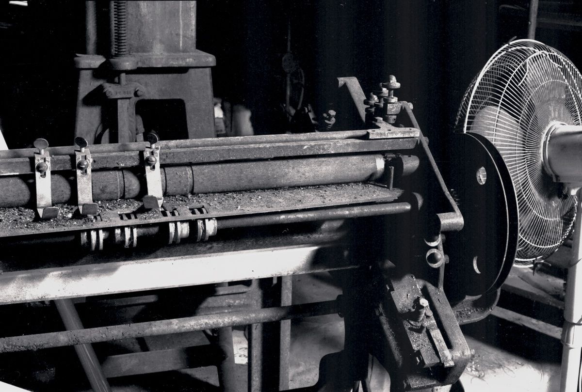Print Shop Machinery, A.F. Laborde Printing Co., (defunct), NewOrleans, LA 2011Gelatin-silver photograph, selenium toned