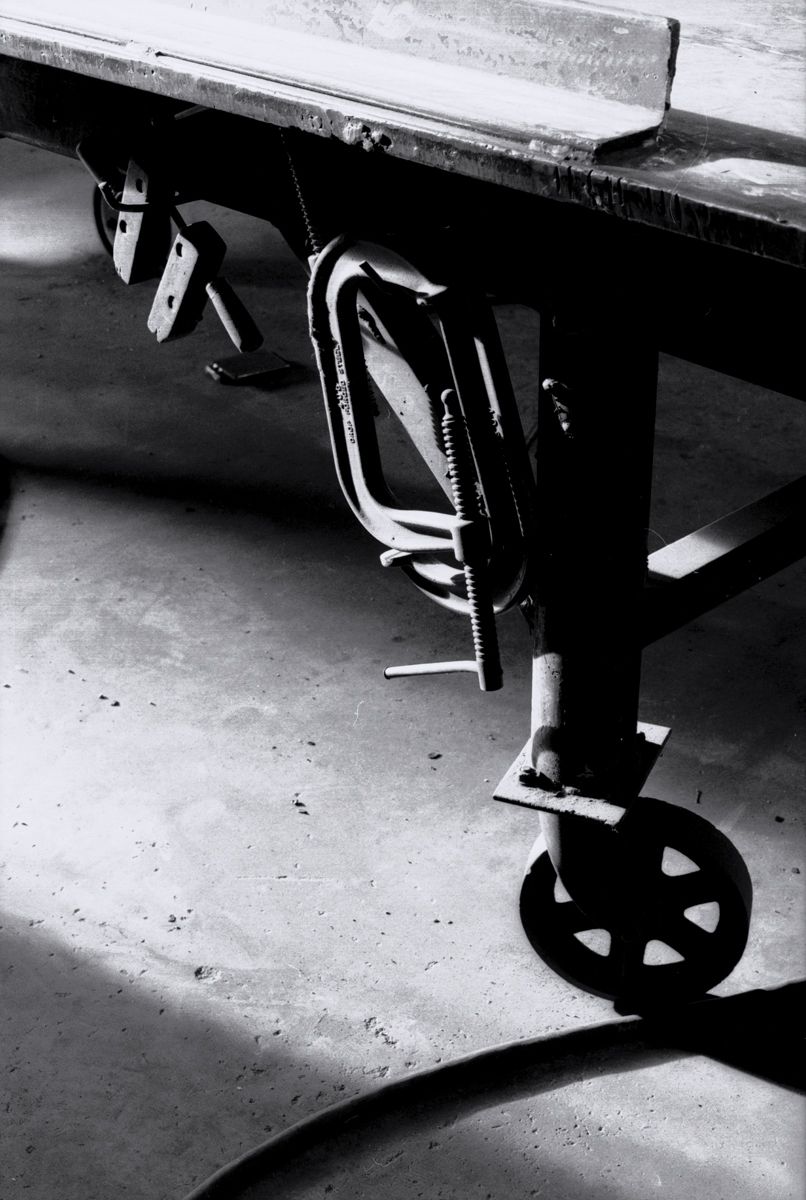 C-Clamp and Wheel, Mancias Steel, San Jose, CA 2008Gelatin-silver photograph, selenium toned