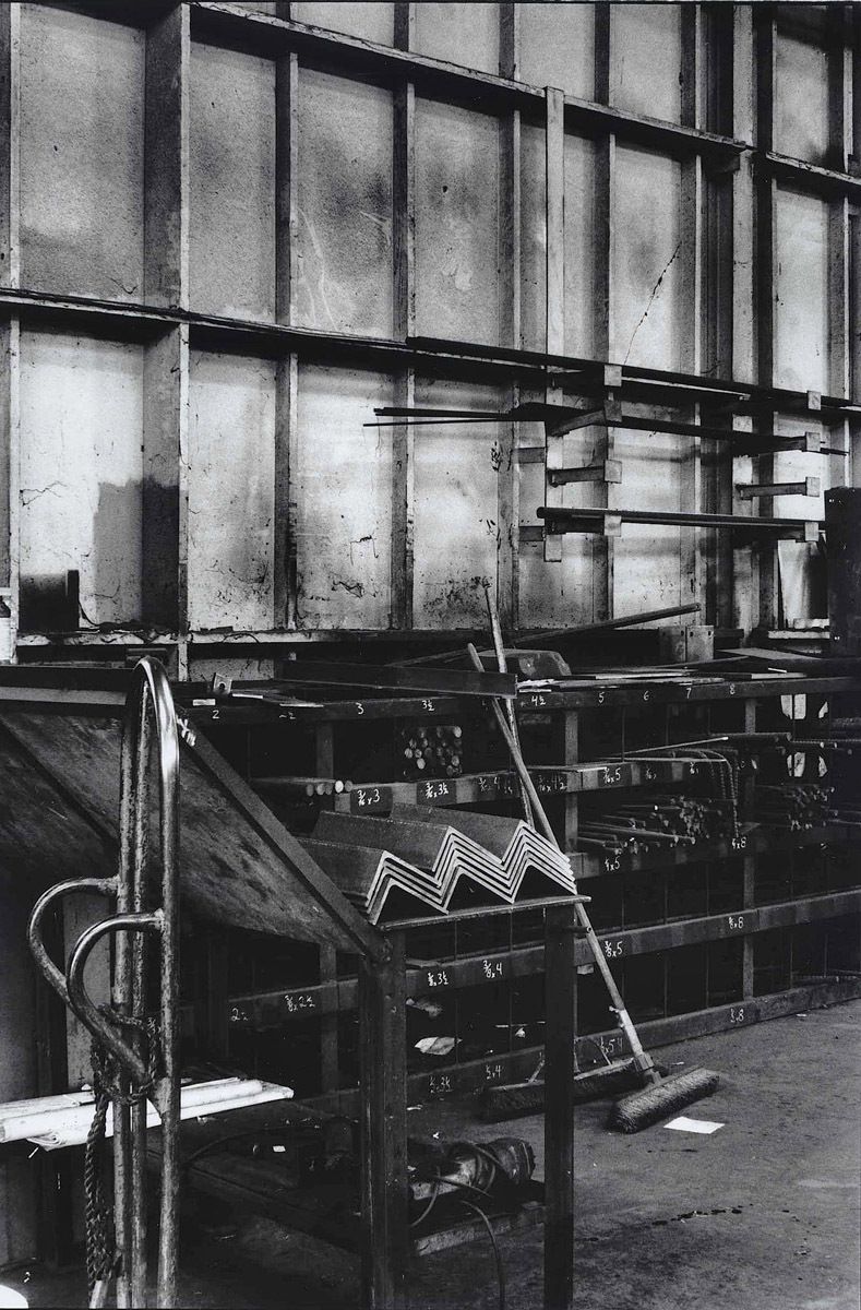 Steel Fabricator #4, S.O.S. Steel Co., Santa Clara, CA 2007Gelatin-silver photograph, selenium-toned