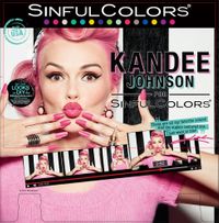 Kandee Johnson, beauty influencer, Sinful Colors Nailpolish Campaign, retro, WENDY HOPE PHOTOGRAPHY