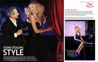 Celebrity Ashlyn Gorse E! network and hairdresser Claudio Lazo for Wella and OK Magazine, in club in Los Angeles