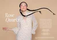 Photo of Asian model long braids in motion 