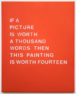 If a Picture is Worth (orange)