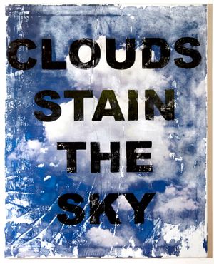 Clouds Stain The Sky, 2024 - private collection