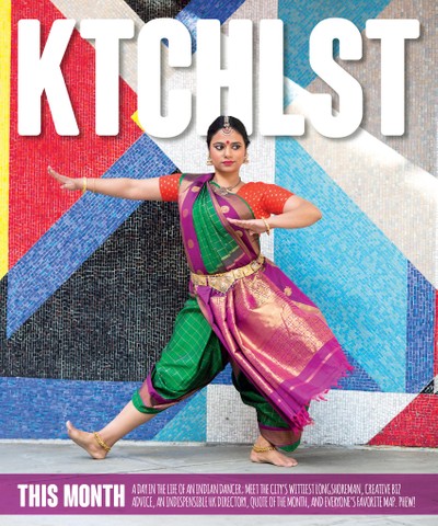 Bharathi Penneswaran, Dancer & Teacher, Ktchlstr Cover, W42ST Magazine, April 2018