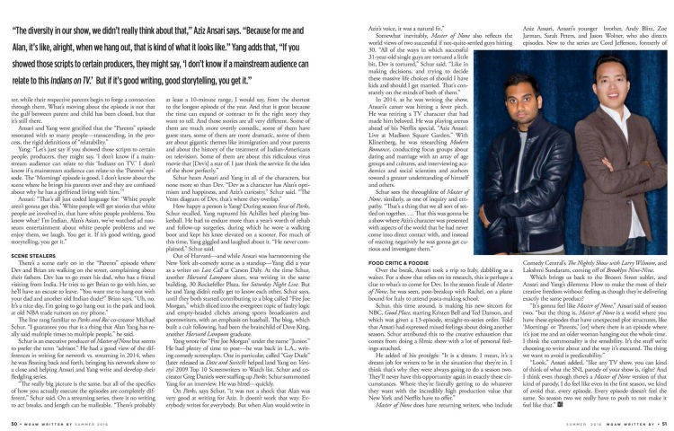 Aziz Ansari and Alan Young, Writters and Comedians