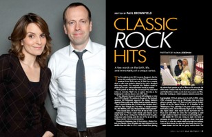 Tina Fey and Robert Carlock, Writers of "30 Rock"