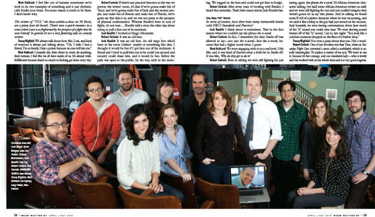 Writers of "30 Rock"