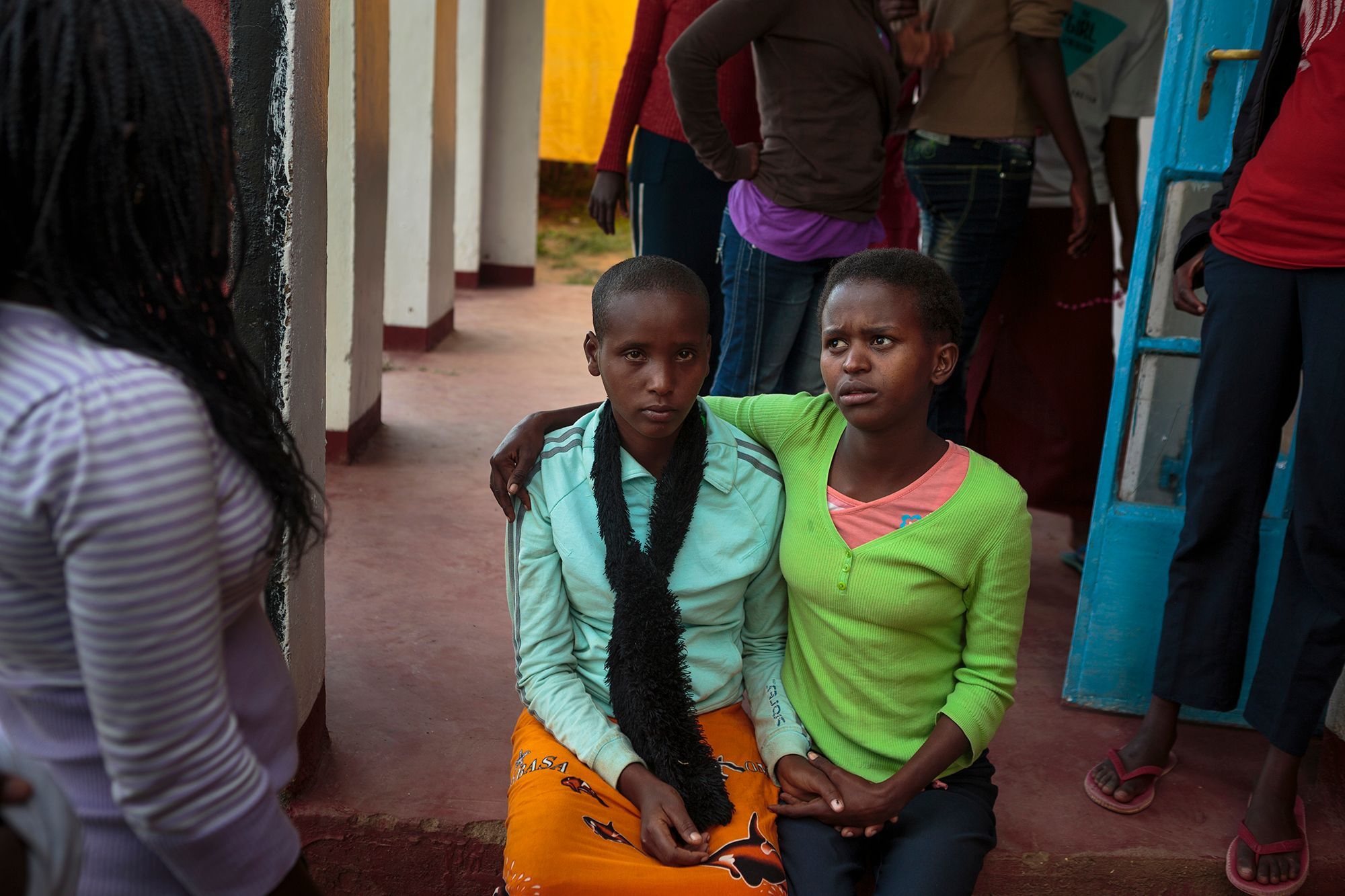 FGM survivors residing at the safe house comfort Naserian, 15, who’d just arrived after running away from her home the night she found out her family had intended she undergo FGM. The facility receives new girls needing protection regularly. 20.jpg