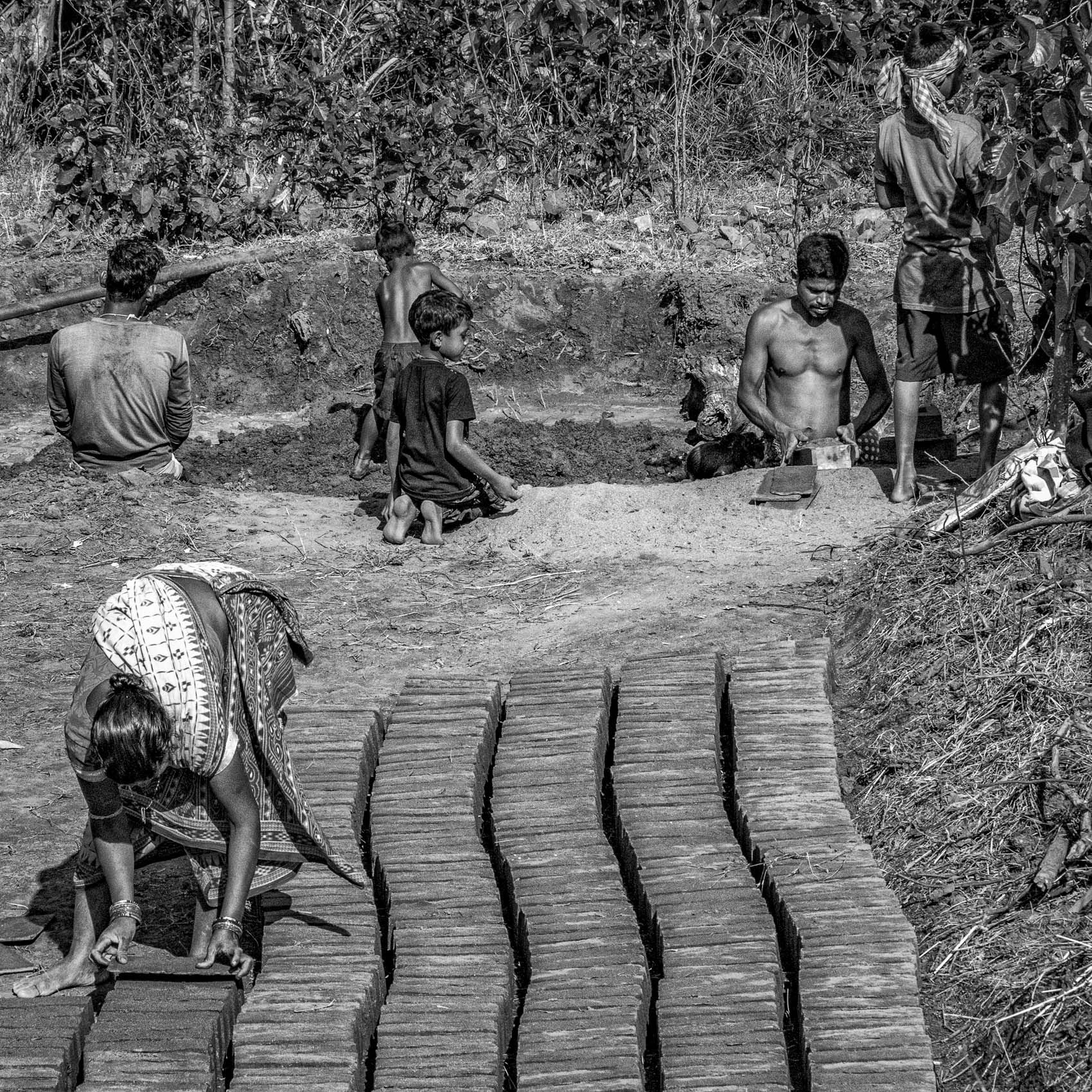 Family Making Mud Bricks (Rural Odisha) work.laborers-22.jpg