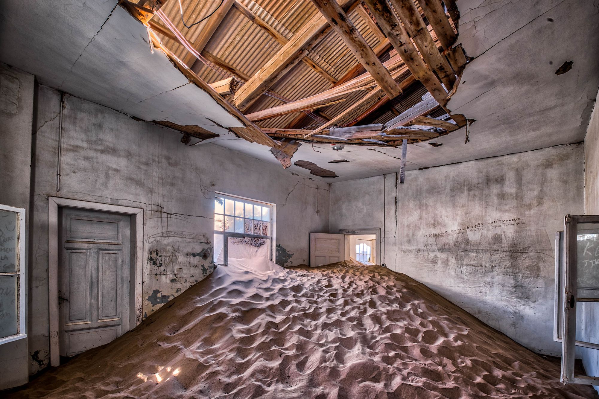 NAMIBIA:  Kolmanskop—A Diamond Mining Ghost Town