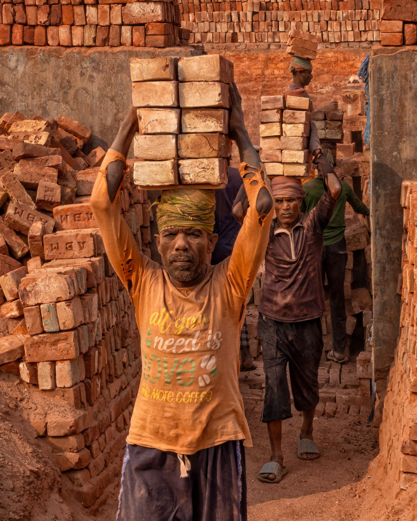BANGLADESH:  Bangladeshis at Work—At the Brick Factory