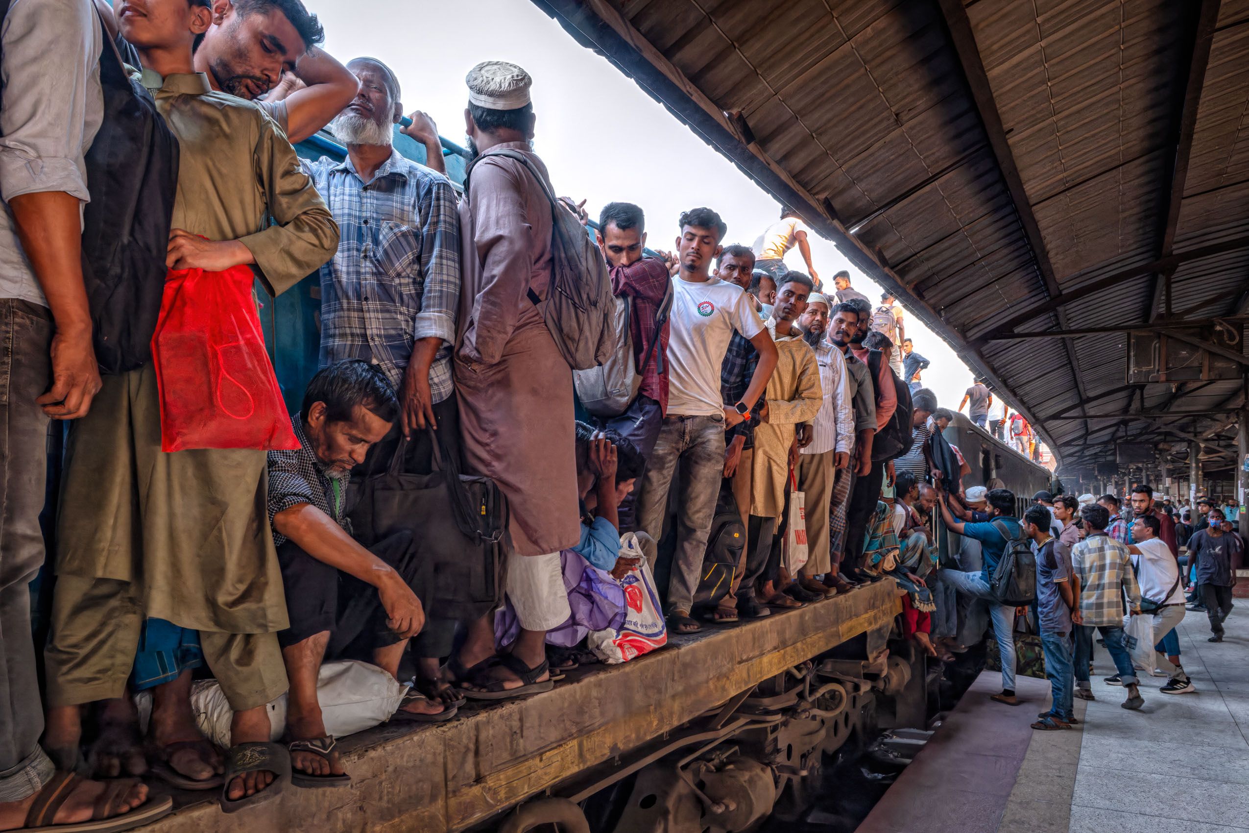 BANGLADESH:  At the Train Station