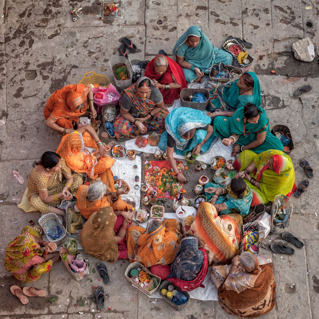  On the Ghats of Varanasi, City of Light