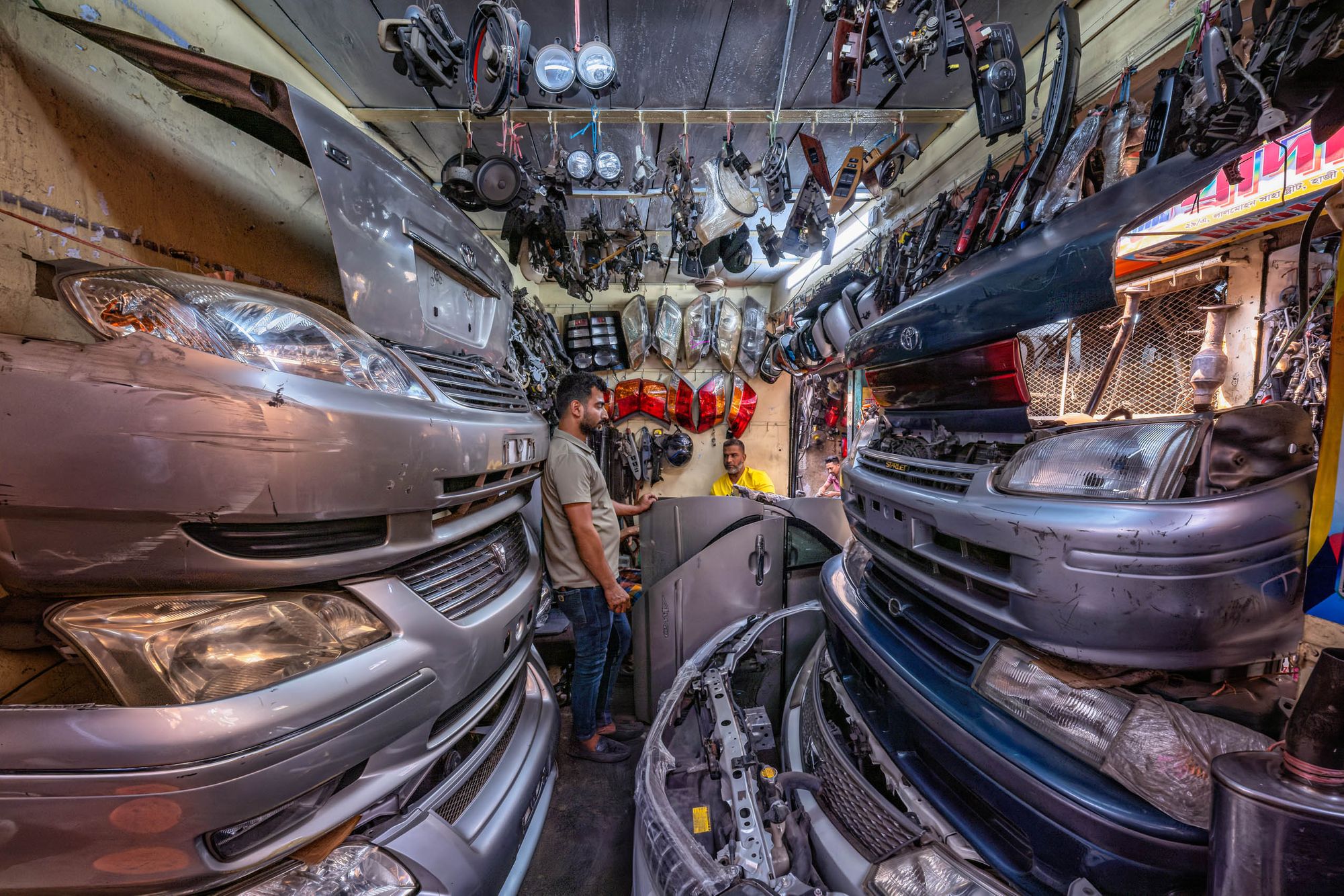 BANGLADESH:  Bangladeshis at Work—In the Used Auto Parts District