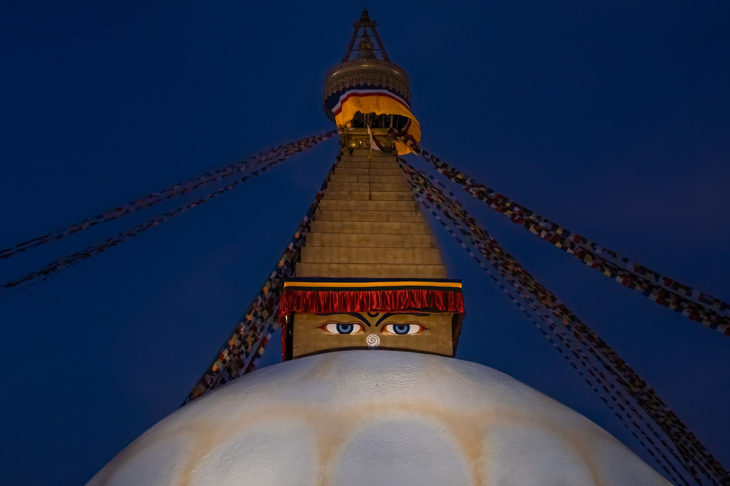 NEPAL:  The Stupas of Swayambhunath and Bodhnath