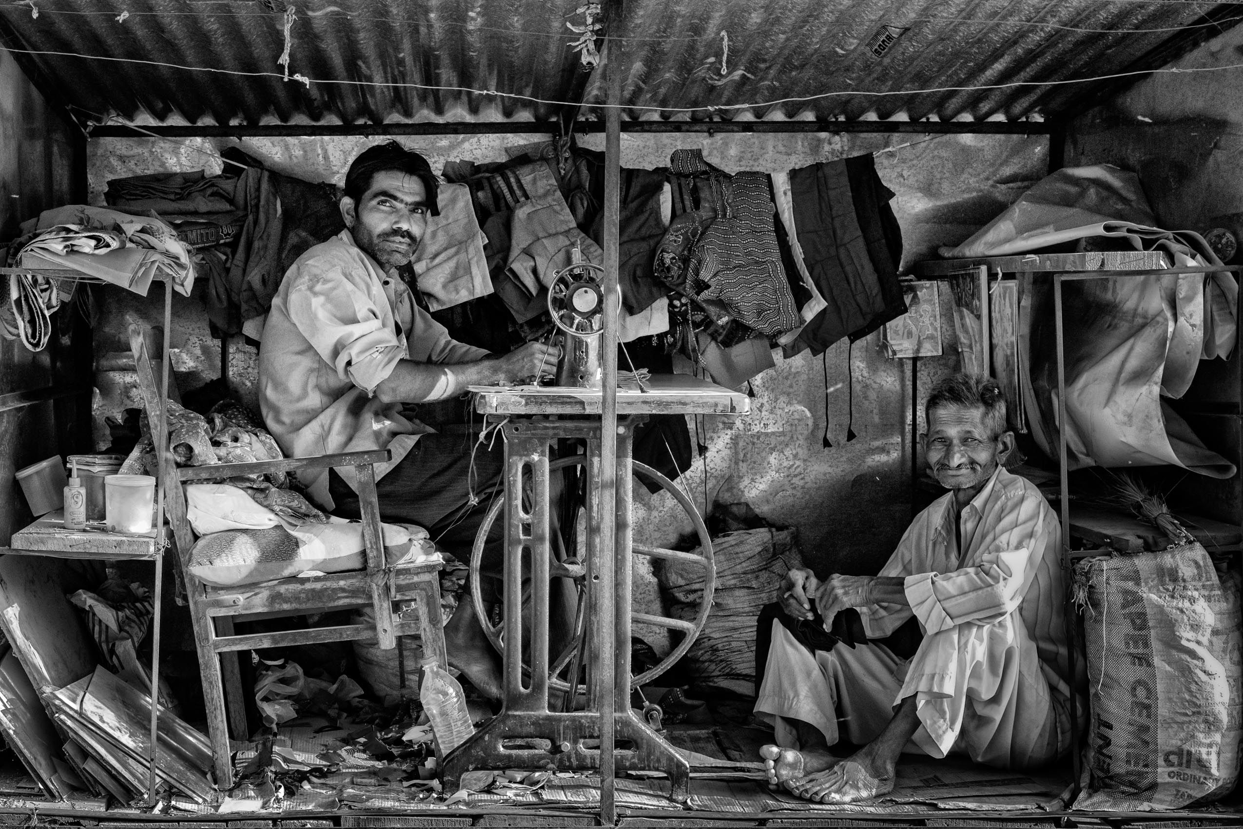 Tailors in their Stall (Village near Bhuj, Gujarat) work.textiles-11.jpg