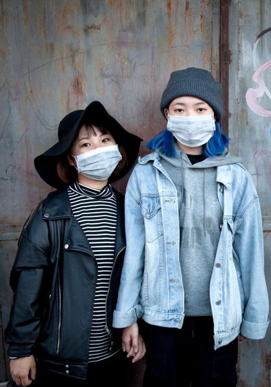 Pingshan Ancient Village, China  Copyright Melissa Lynn 2019 Teenagers With Masks