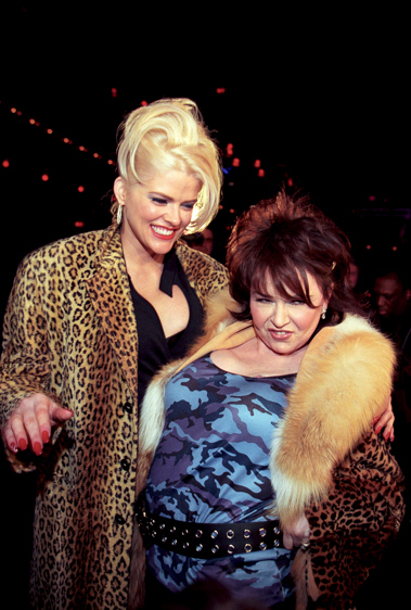 Rosanne Barr  and Anna Nicole Smith
