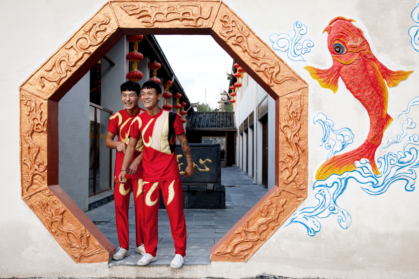 Xidi Ancient Village, China, Copyright Melissa Lynn 2019 Chinese Acrobats