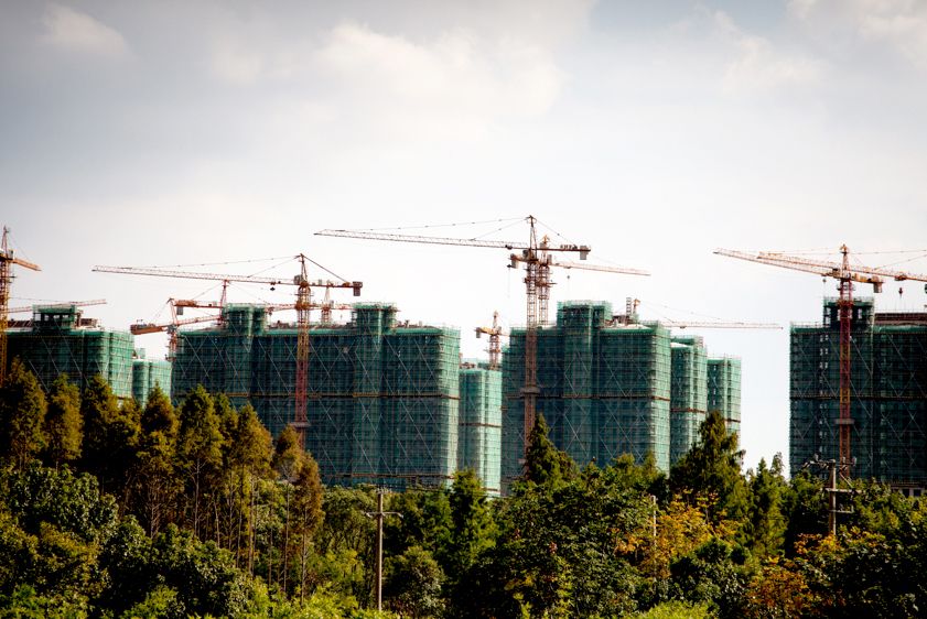 Shanghai, China,  Copyright Melissa Lynn 2019 New Building Construction