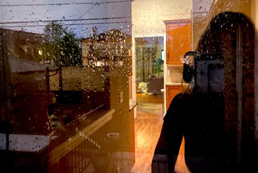 Stay-at-Home Order,  Self-Portrait #7