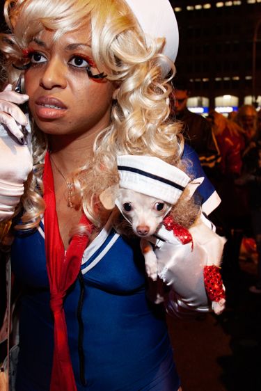 Halloween Sailors, Greenwich Village NYC