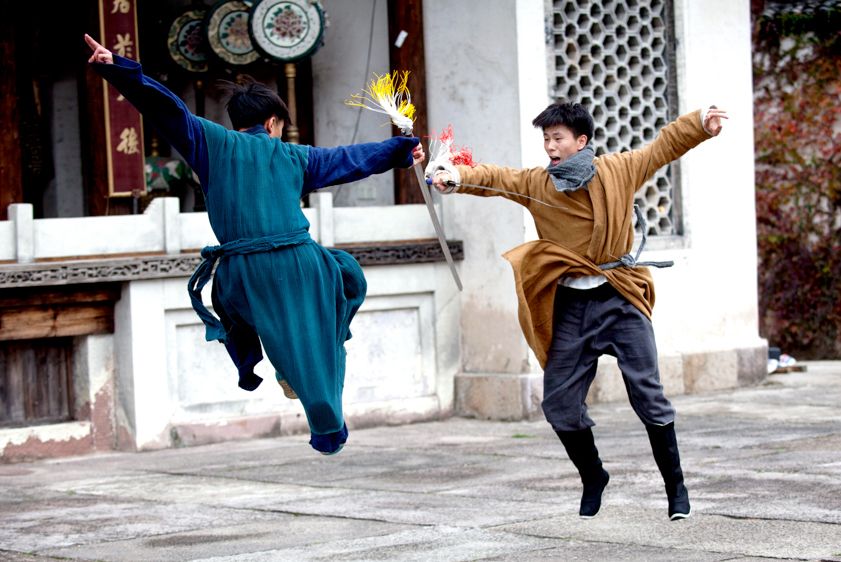 Xiu Li  Village, China,  Copyright Melissa Lynn 2019 Sword Fighters