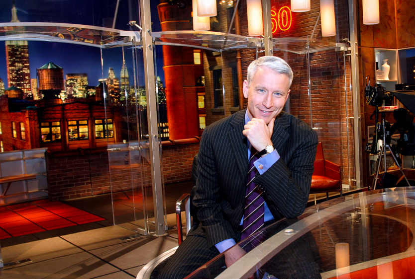 American broadcast journalist Anderson Cooper