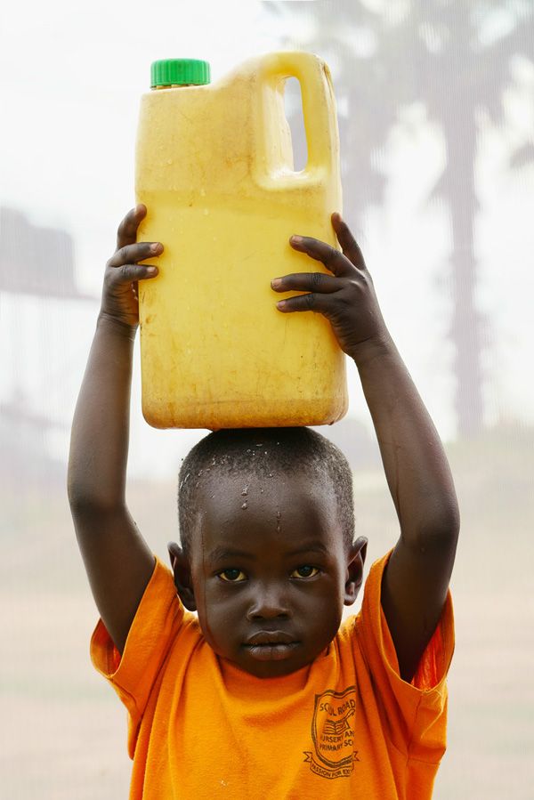 Carrying water for drinking