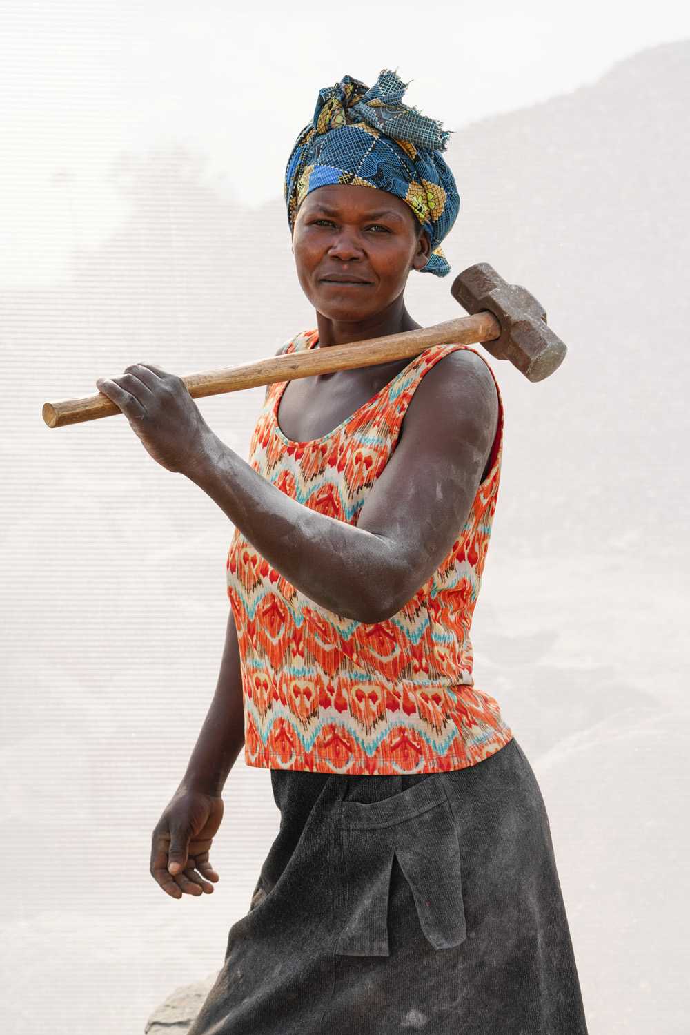 L. Stella: Age 35. Working in quarry for 30 years.