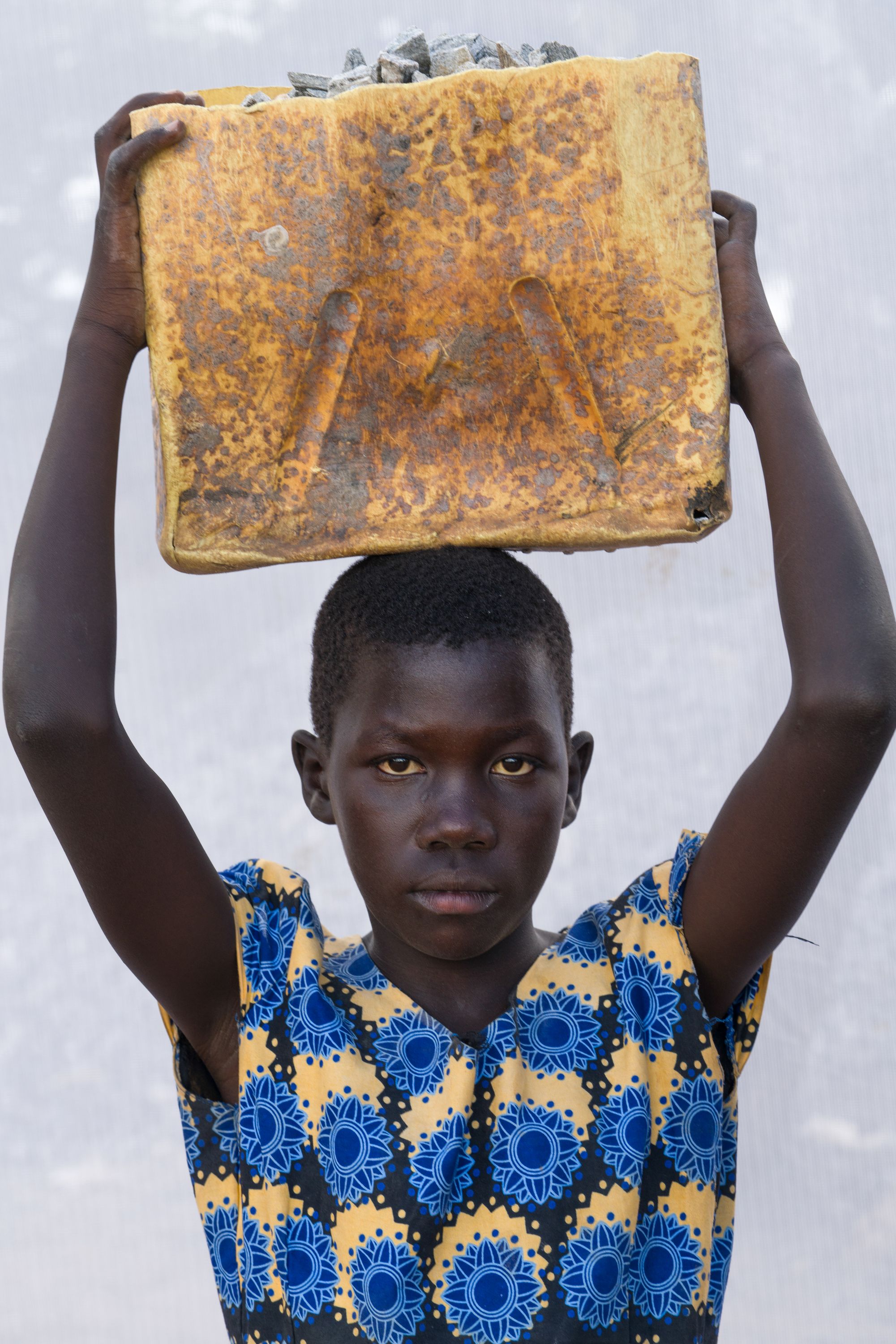 A. Jovia: Age 10. Working in quarry for 4 years.