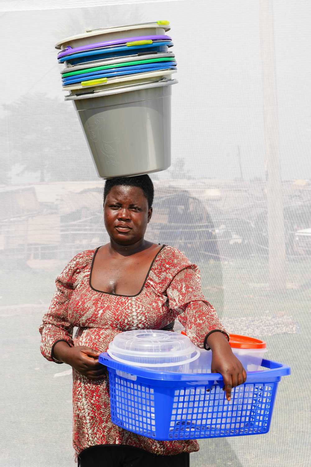 A. Susan: Age 30. Selling plastic buckets for 5 years.