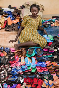 O. Kevin: Age 38, Selling Shoes for 10 Years.