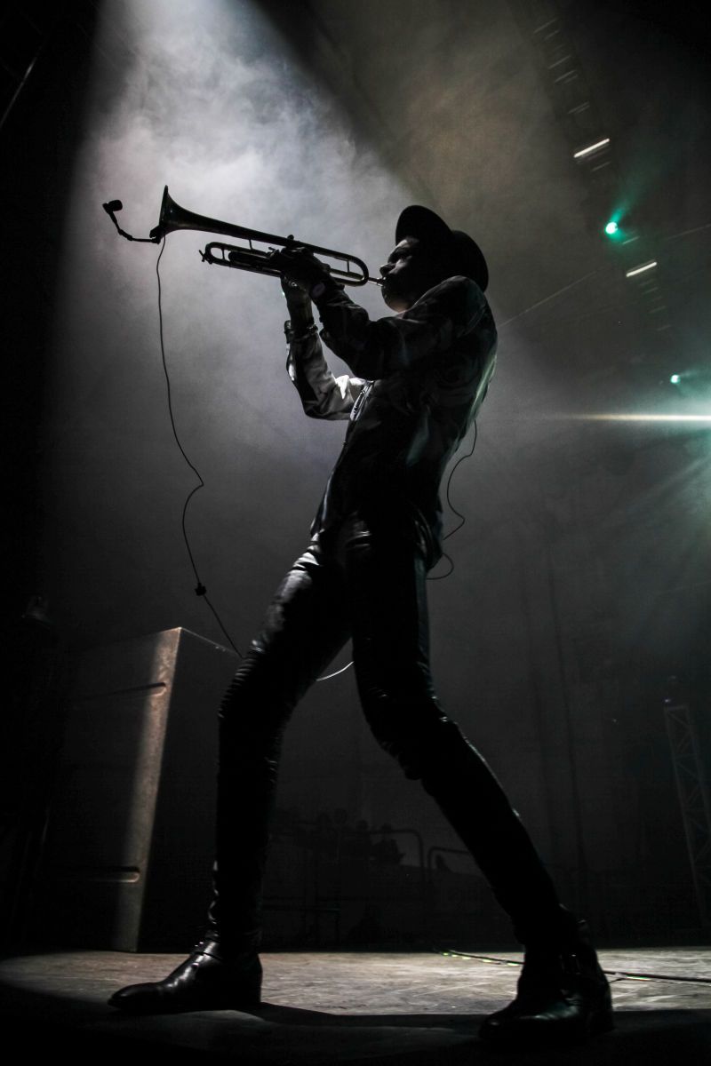 Capital Cities' trumpeter, Spencer Ludwig